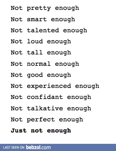 Not enough