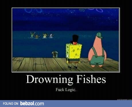 Drowning fishes