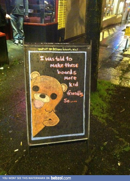 Pedobear spotting in downtown Seattle