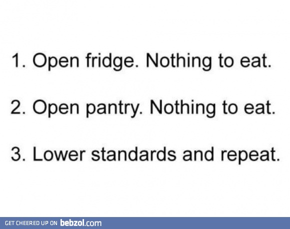 Nothing to eat