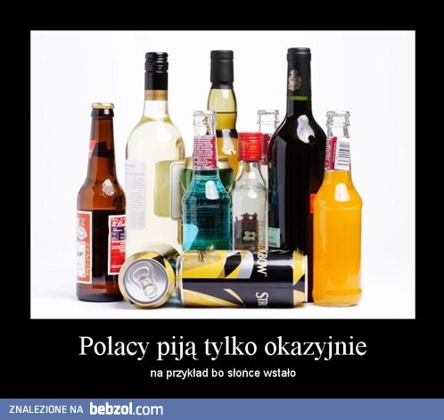 Polacy piją tylko okazyjnie