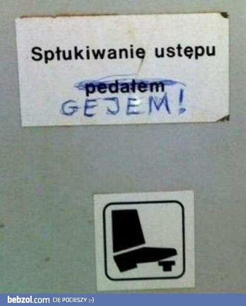 Poprawność polityczna nawet w toalecie