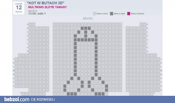 Wybierz dogodne miejsce na seans