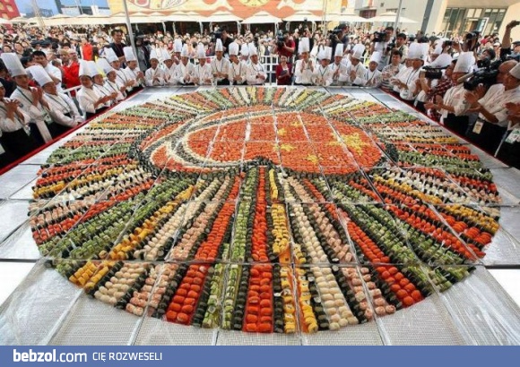 Widać, że włożyli w te sushi całe serce