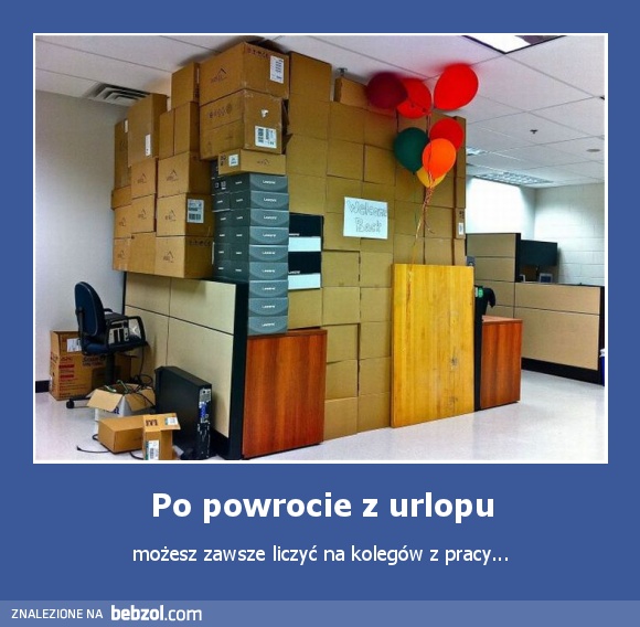 Po powrocie z urlopu