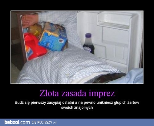 Złota zasada imprez
