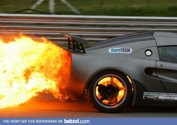 Real ghost rider!