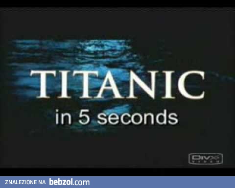 Titanic w 5 sekund