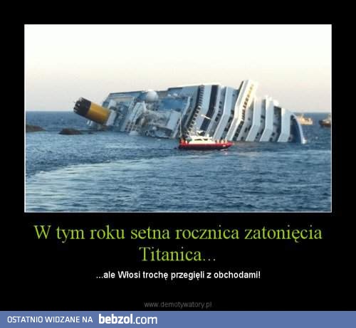 Setna rocznica zatonięcia Titanica