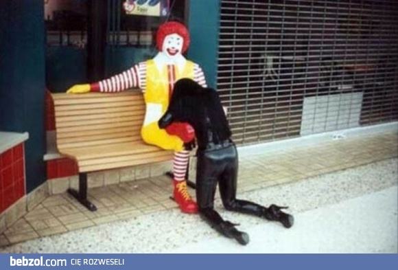 Oh Ronald... Nie przy dzieciach!
