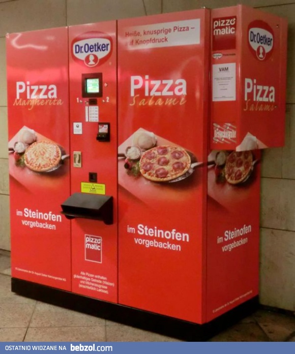 Skusisz się na pizzę z automatu?