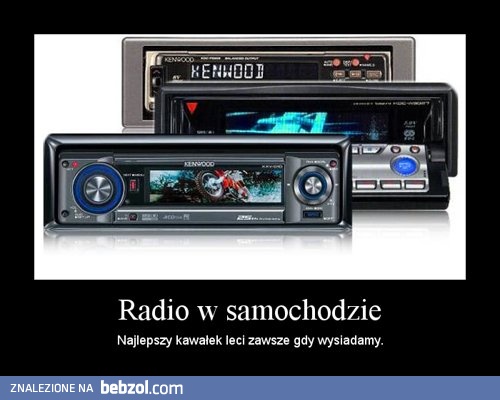 Radio w samochodzie