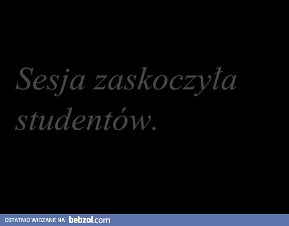 Czy w tym semestrze było inaczej?