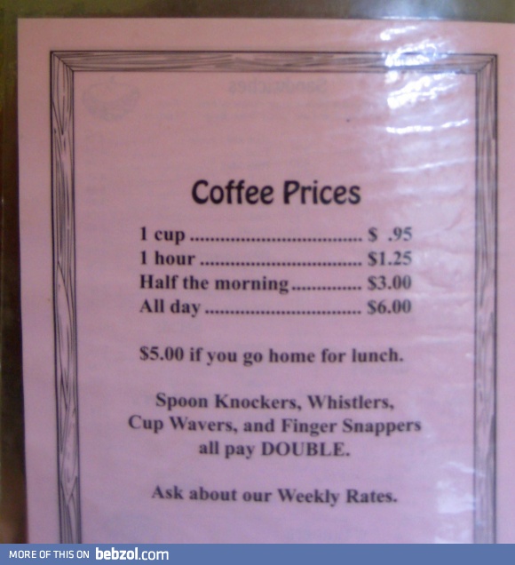 Cup of coffee?