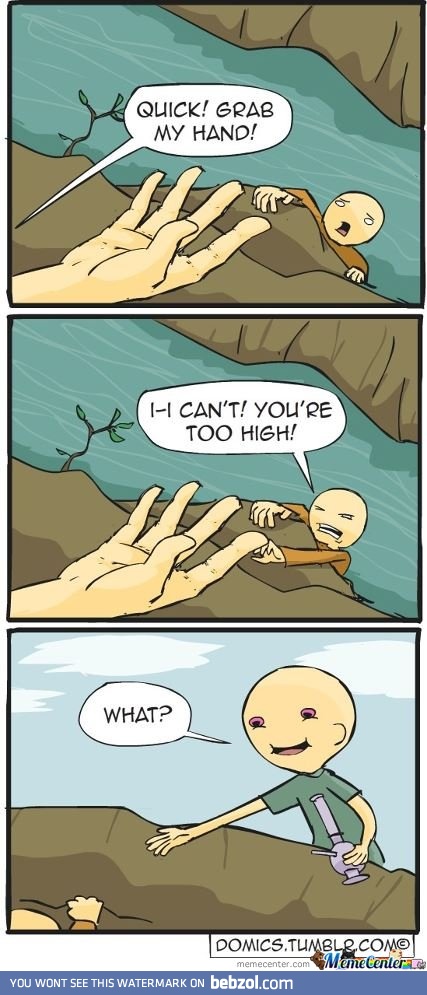Quick! Grab my hand!