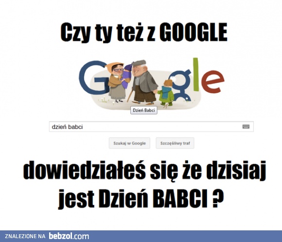 Na wszelki wypadek... Jutro DZIEŃ DZIADKA!