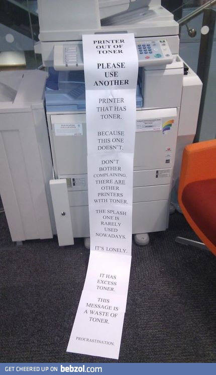 Found this in my college's library this morning