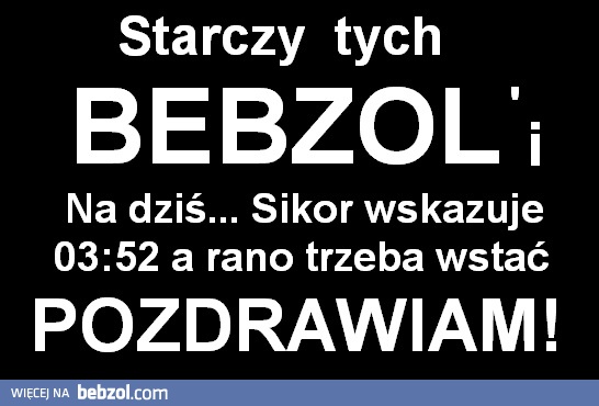 Styknie już..