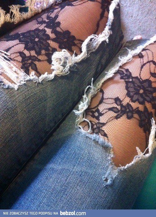 Dziurawe spodnie