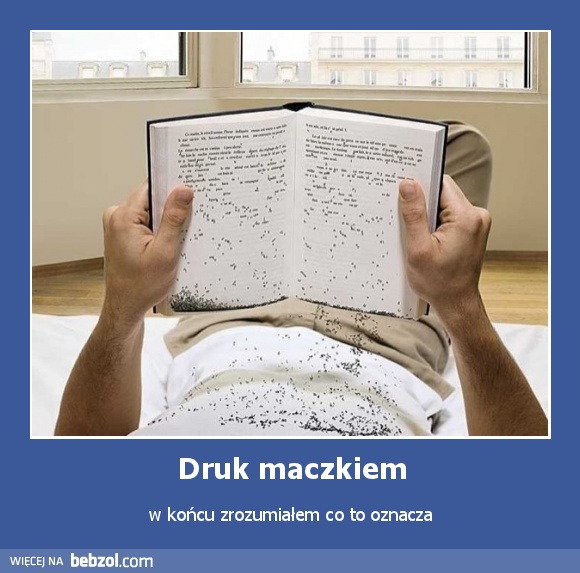 Druk maczkiem