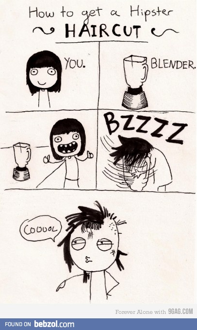 Hipster haircut