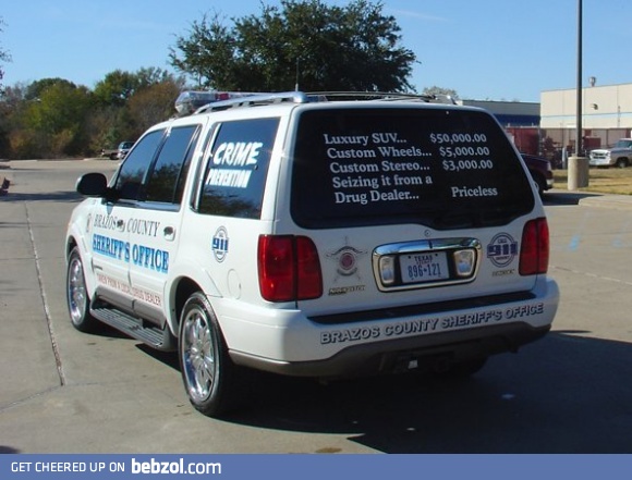 Crime prevention SUV