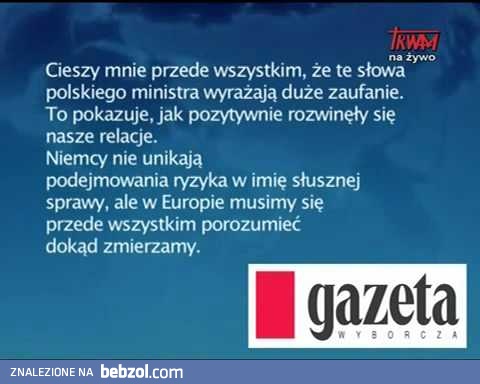 Przykładowy przekręt Gazety Wyborczej