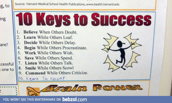 10 keys to success