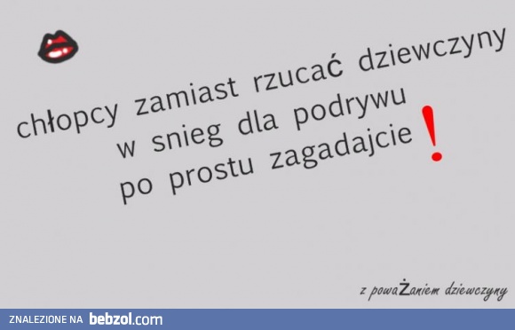 Lepszy śnieg niż beton...