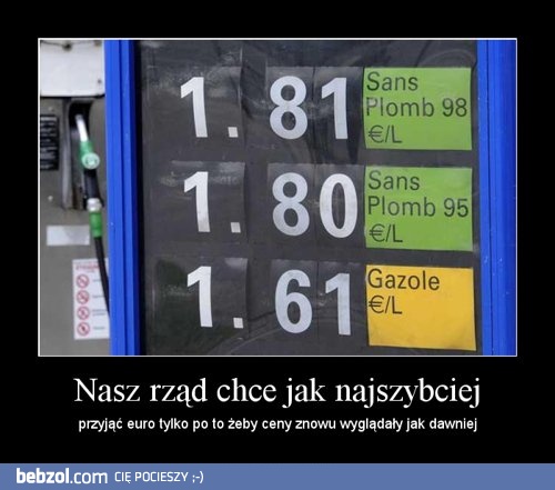 Nasz rząd chce jak najszybciej