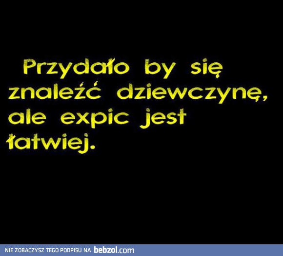 lvl się sam nie wbije...