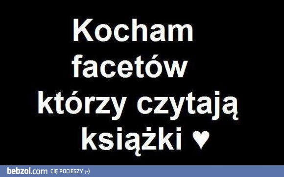 Kocham czytających facetów