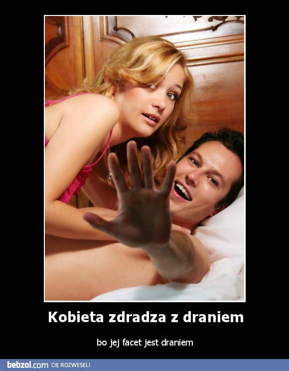 Kobieta zdradza z draniem