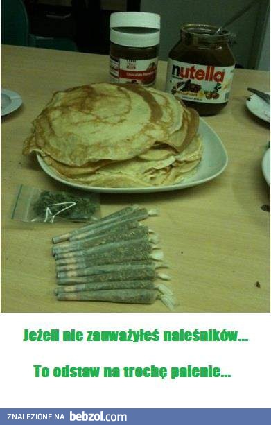Olać naleśniki... NUTELLA!