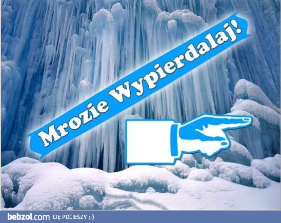 Mrozie, mam dla ciebie wiadomość!