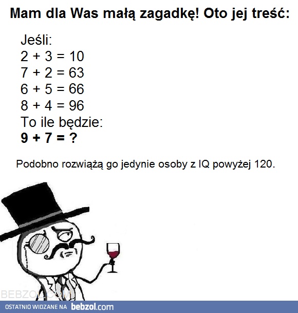 Mam dla Was zagadkę