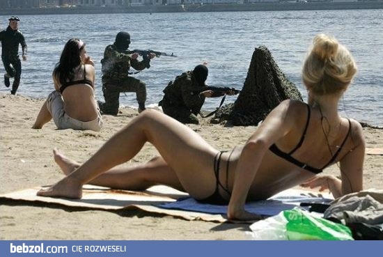 Takie tam na plaży