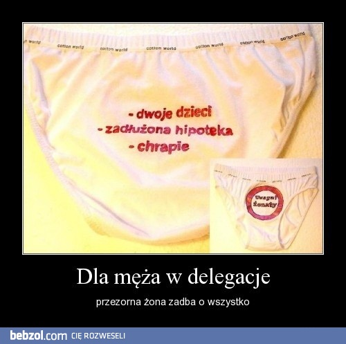 Dla męża w delegację