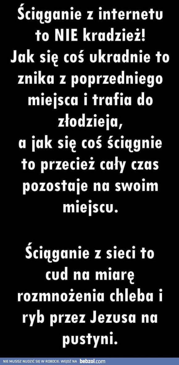 Ściąganie z sieci to cud!