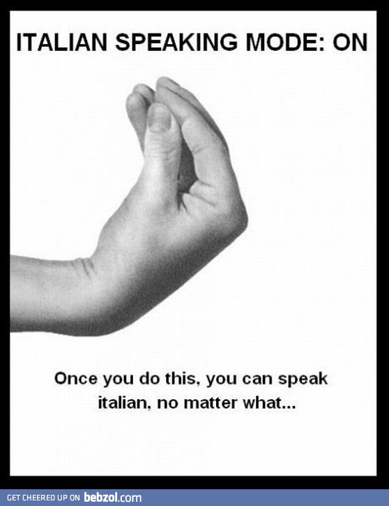 Italian speaking mode