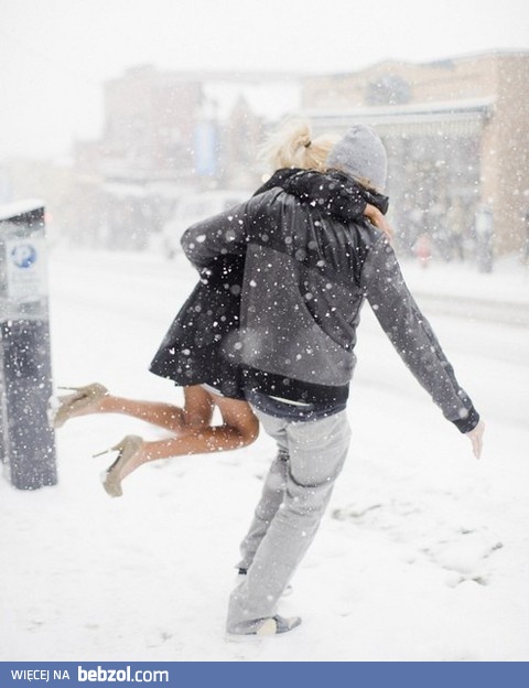 Mróz jej niestraszny!