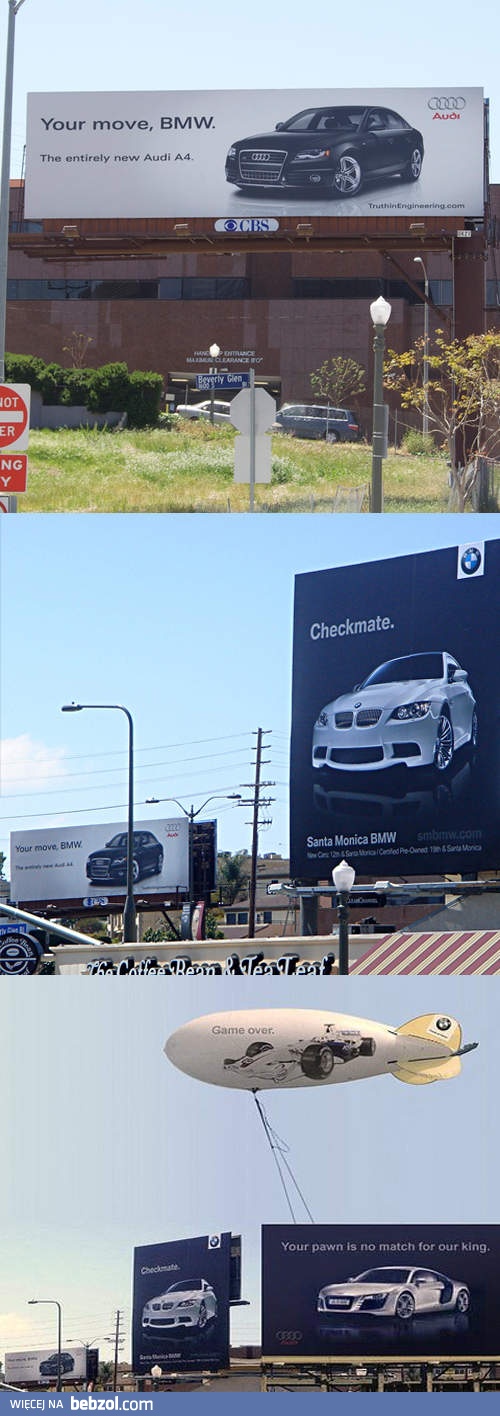 Pomysłowość marketingowców BMW i Audi
