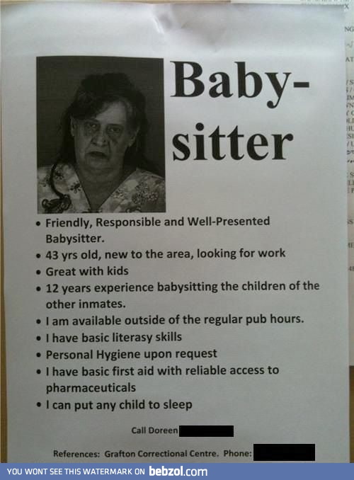 The babysitter from the hell ( ⊙ o ⊙ )