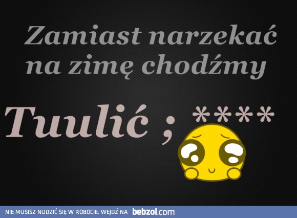 Lubię się tulać