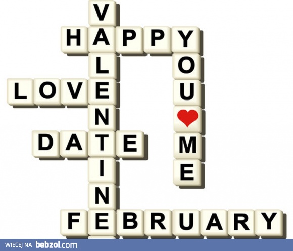 Walentynkowa krzyżówka