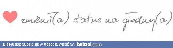 Mój aktualny status na Facebooku