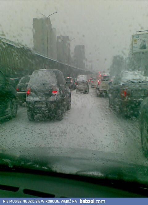 Zima znów zaskoczyła kierowców i drogowców!