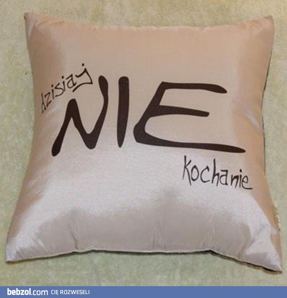 Poduszka z dedykacją 