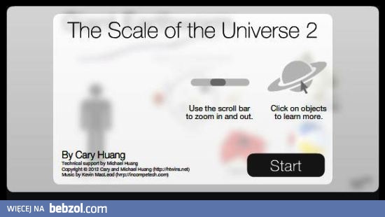 Zobacz jak wielki jest Wszechświat!