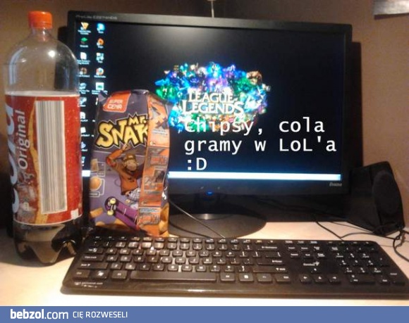 Chipsy, cola gramy w LoLa